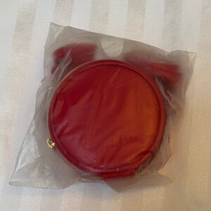 MARC JACOBS Mini 4" Red Patent Leather Crossbody Round Circle Bag